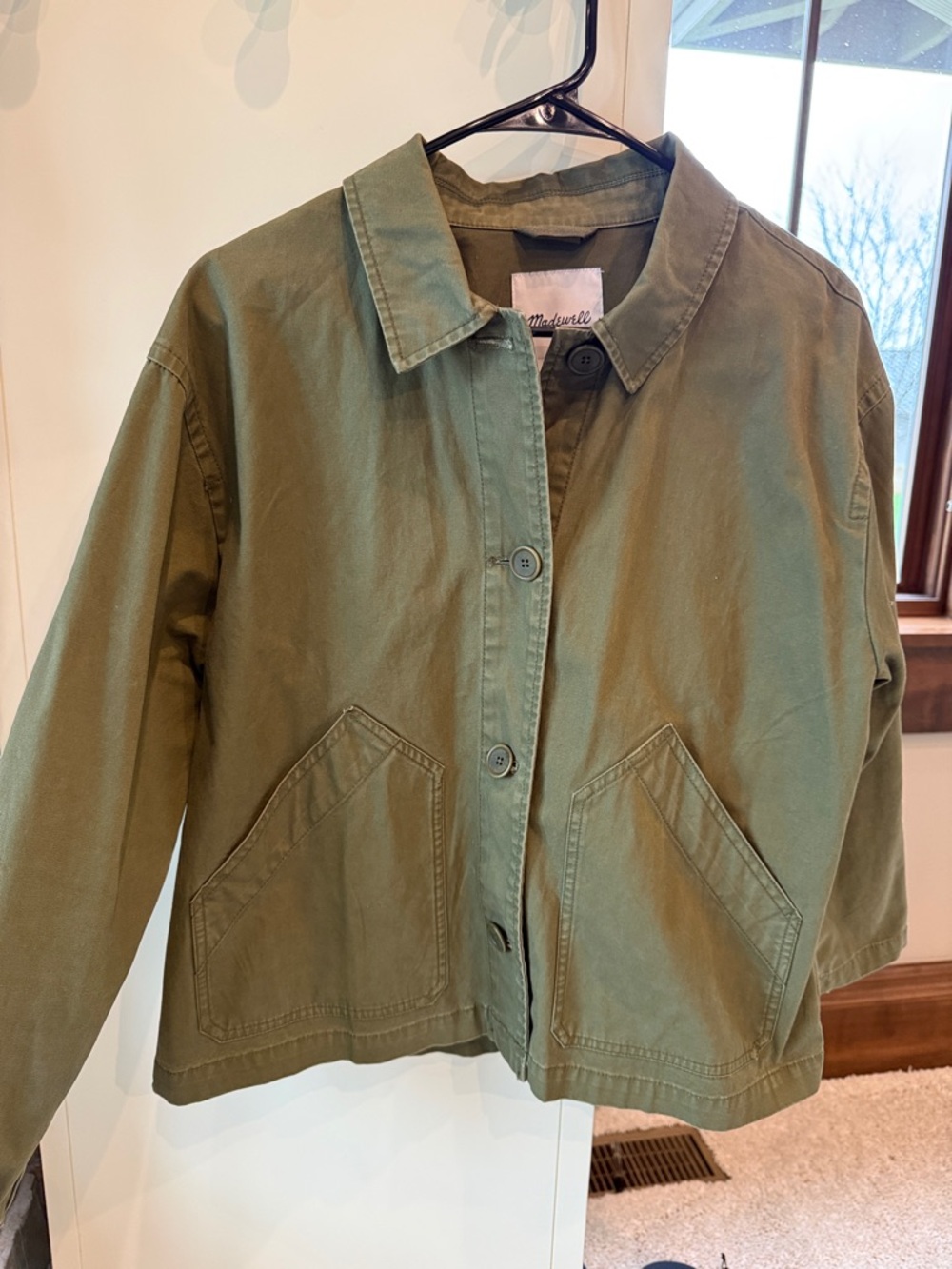 Madewell Olive Green Utility Jacket